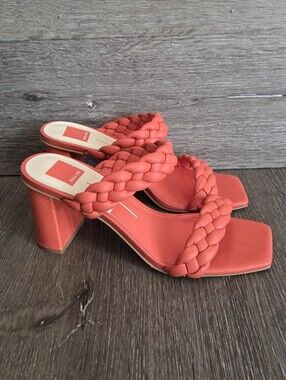Dolce Vita Coral Braided Block Heel Sandals